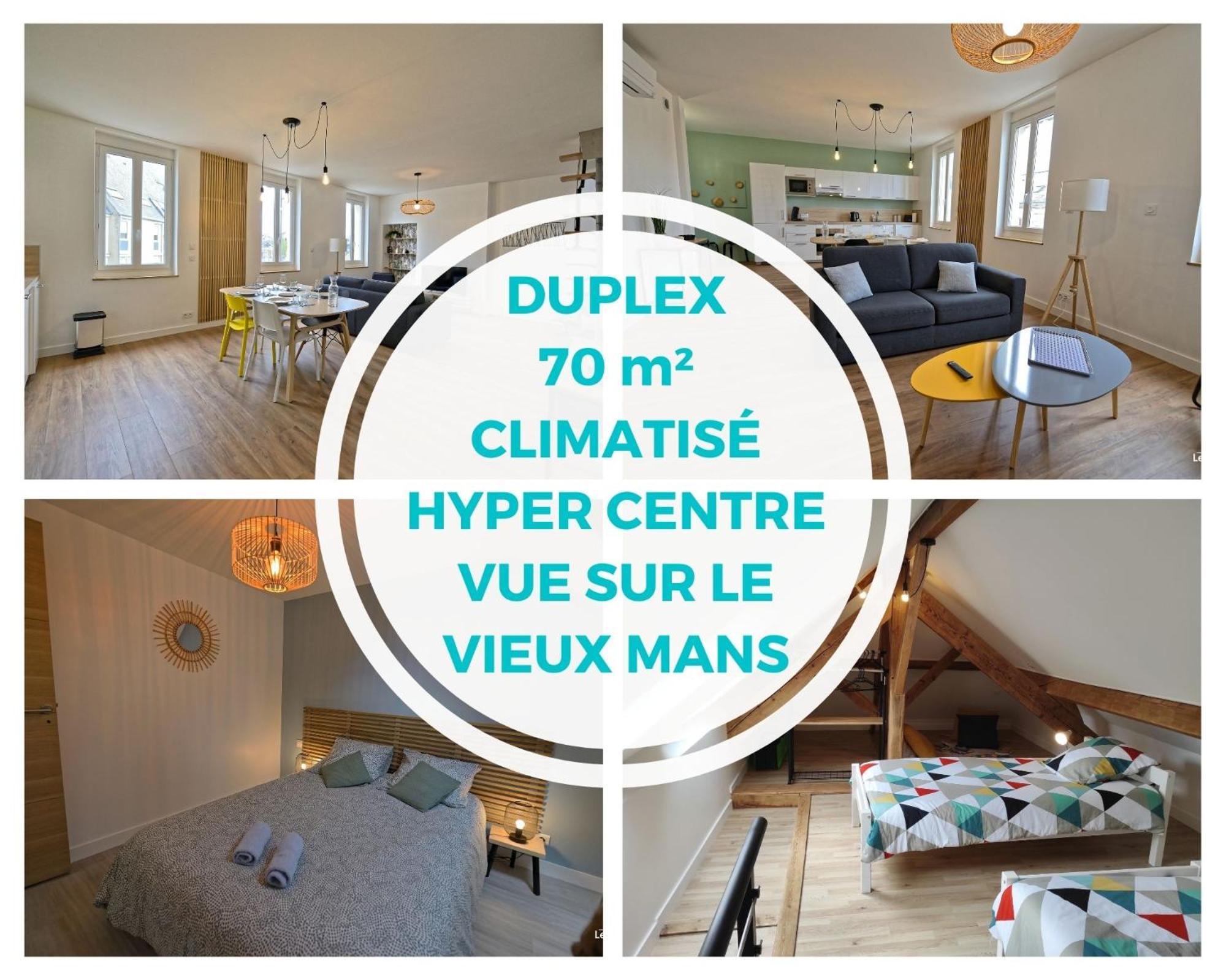 Duplex Appartement 70M2 Atypique Au Coeur Du Mans Le Mans Exterior foto